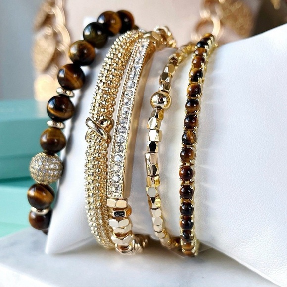 Park Lane “Tigers Eye” Micro Impression Bracelet! BNIB!Limited Edit! Sold Out! - Picture 8 of 12